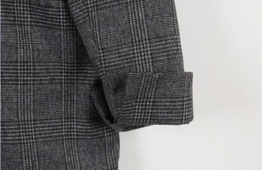 Brenda – Vintage Plaid Blazer
