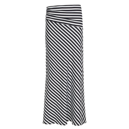 Stephanie – High Waist Elastic Hip Long Skirt
