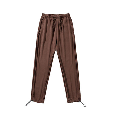 Dale – Pure Color Beam Pants with Reverse Stitching