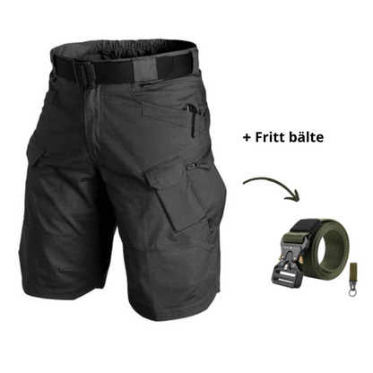 Danny – Multi-Pocket Shorts with Free Belt