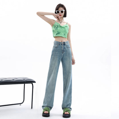 Anne – Light-Colored Wide-Leg Jeans