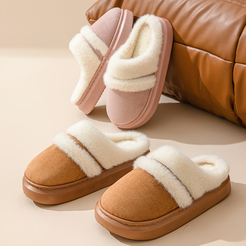 Miranda – Women's Vegan Suede Warm House Slippers