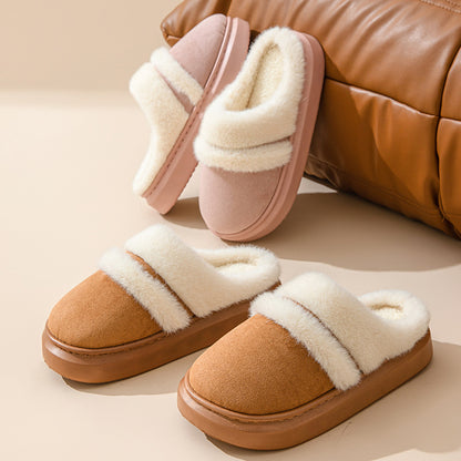 Miranda – Women's Vegan Suede Warm House Slippers