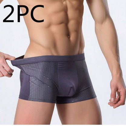Bradley – Men's Mesh Boxer in Ice Silk