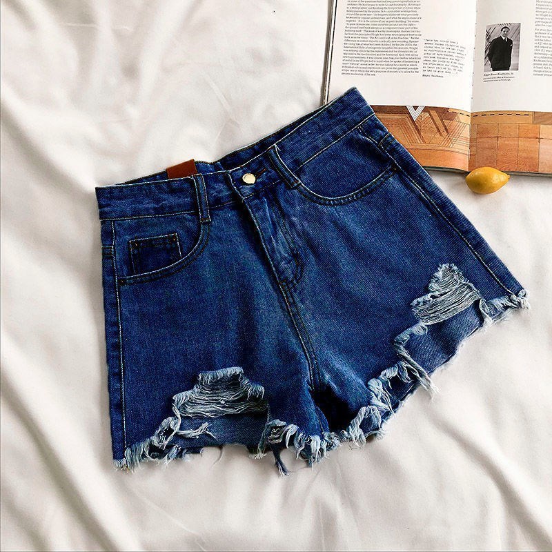 Lydia – Women's High Waist Loose Denim Shorts