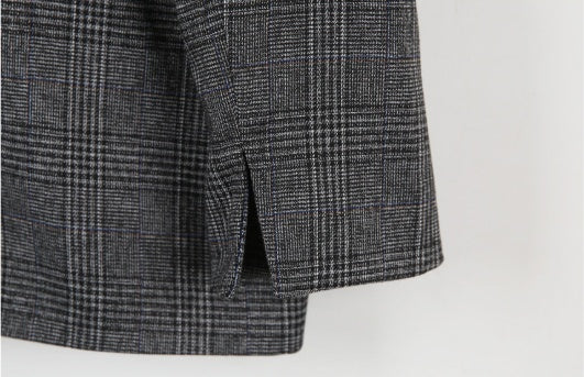 Brenda – Vintage Plaid Blazer