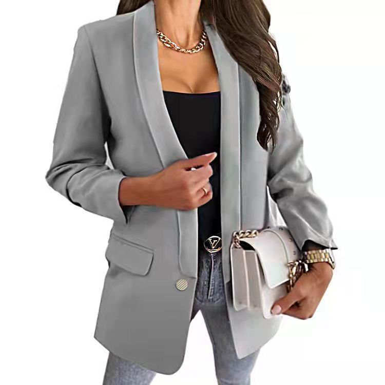 Nick – Solid Color Slim Fit Blazer