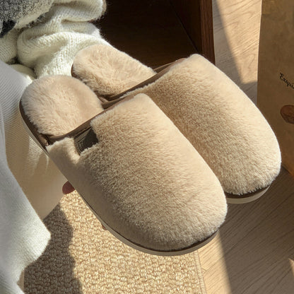 Kathryn – Cozy Vegan Leather Home Slippers