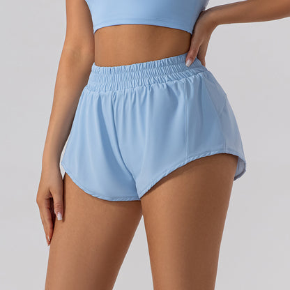 Samantha – Loose High Waisted Yoga Shorts