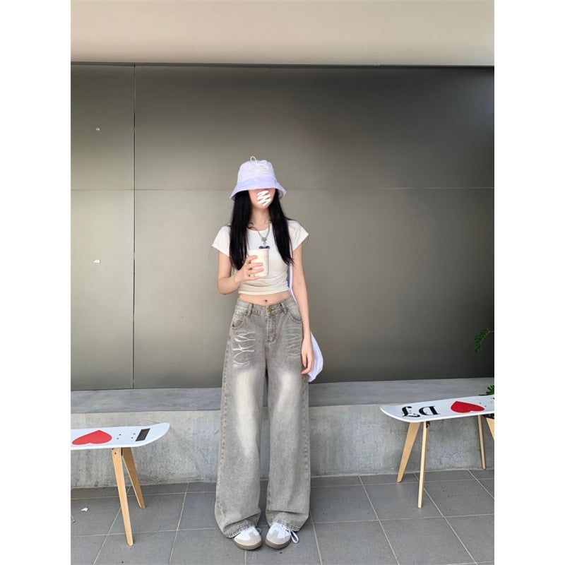 Faith – Retro Urban Wide-Leg Jeans