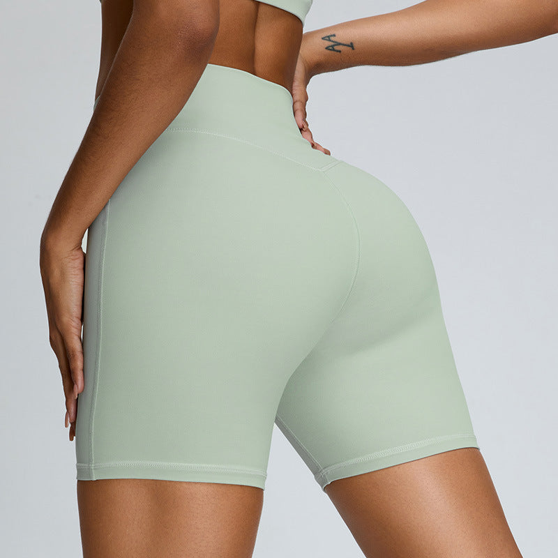 Sharon – High Waist Yoga Shorts with Belly Support