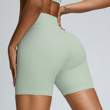 Sharon – High Waist Yoga Shorts with Belly Support