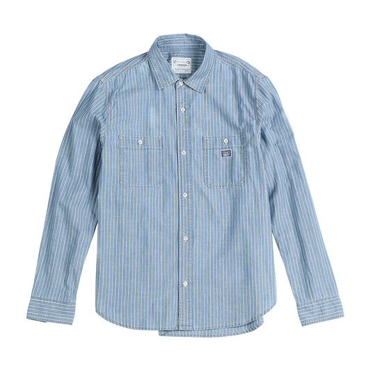 Richard – Casual Shirt with Blue Striped Design