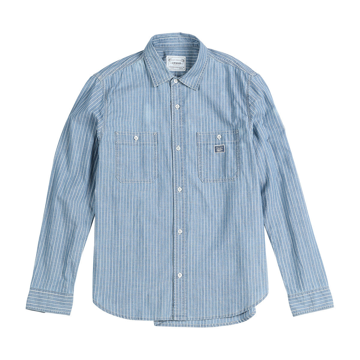 Richard – Casual Shirt with Blue Striped Design