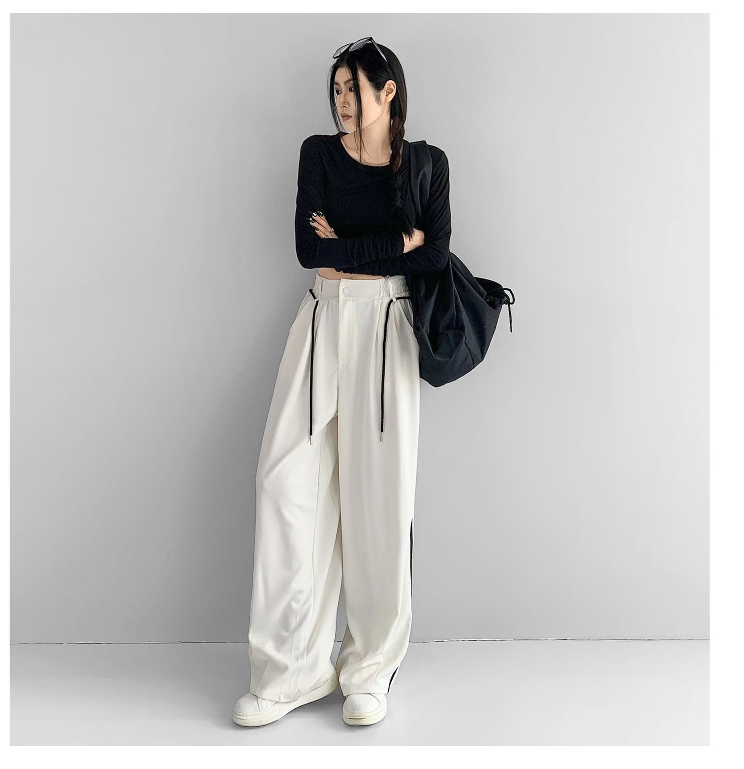 Melanie – High Waist Loose Wide Leg Pants