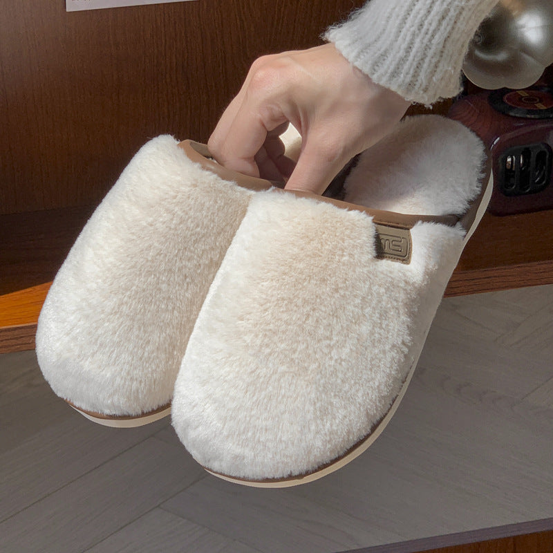 Kathryn – Cozy Vegan Leather Home Slippers