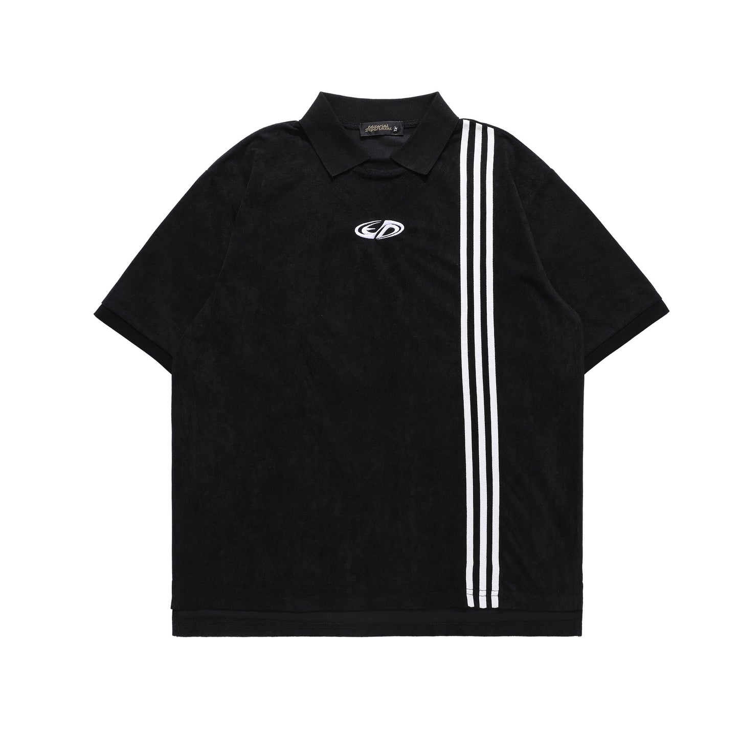 James – Striped Loose Polo Shirt