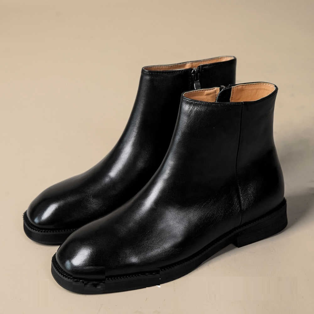 Daniel – Men's Casual Square Toe Vegan Leather High-top Boots