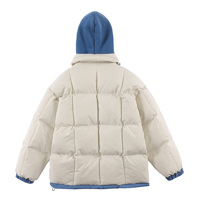 Austin – Color Contrast Patchwork Winter Jacket
