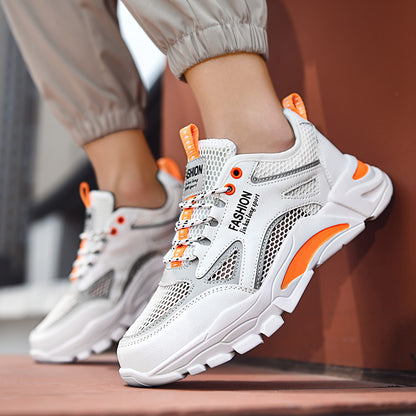 Geoffrey – Youth Running Sneakers with Mesh Design