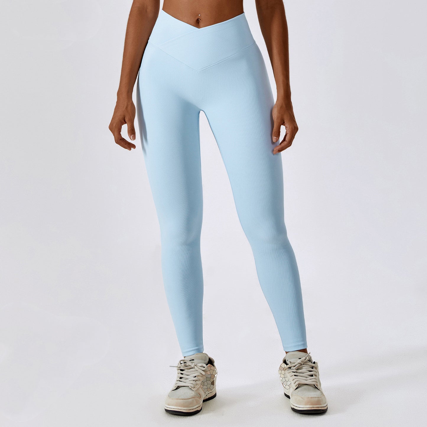 Mary – High Waist Yoga Pants with Tight Thread