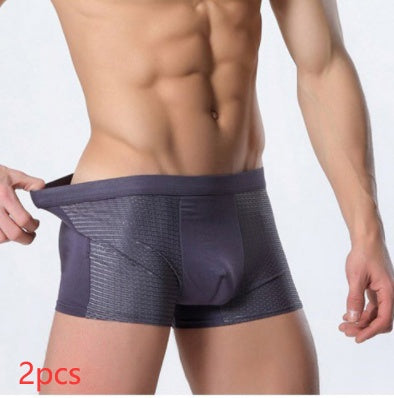 Bradley – Men's Mesh Boxer in Ice Silk