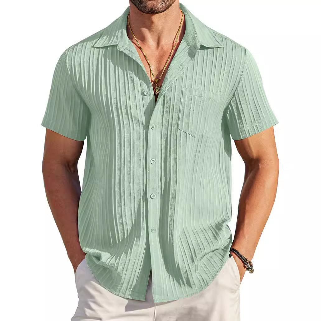 Neil – Polo Collar Short Sleeve Shirt