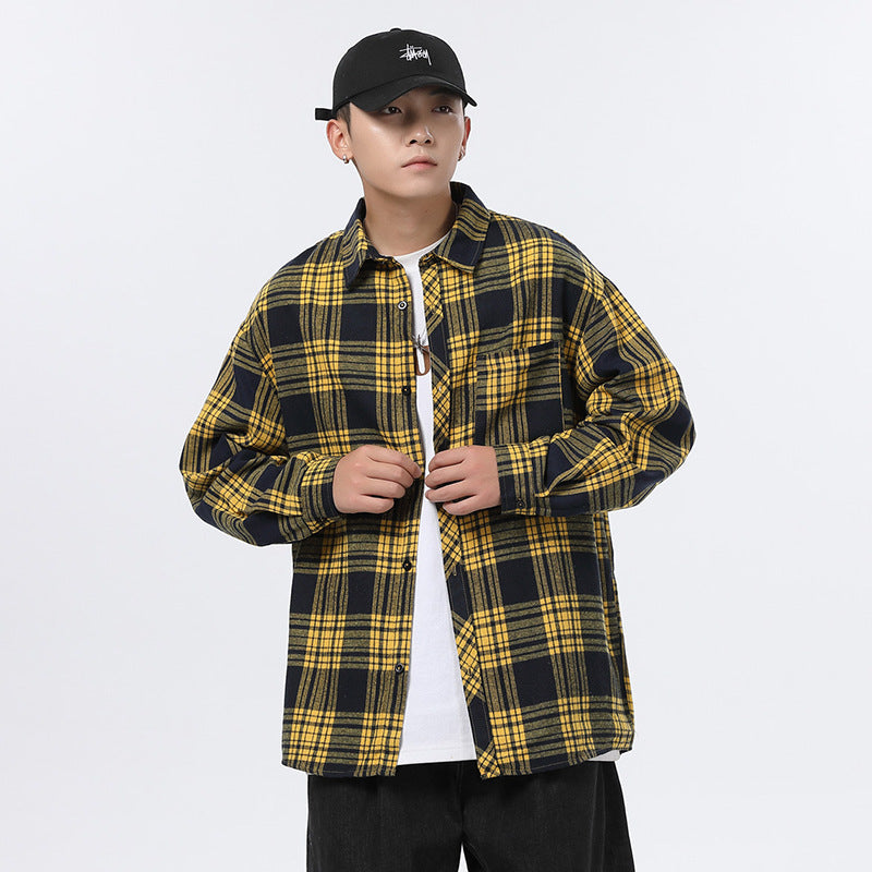 Stewart – Men's Casual Plaid Shirt Jacket