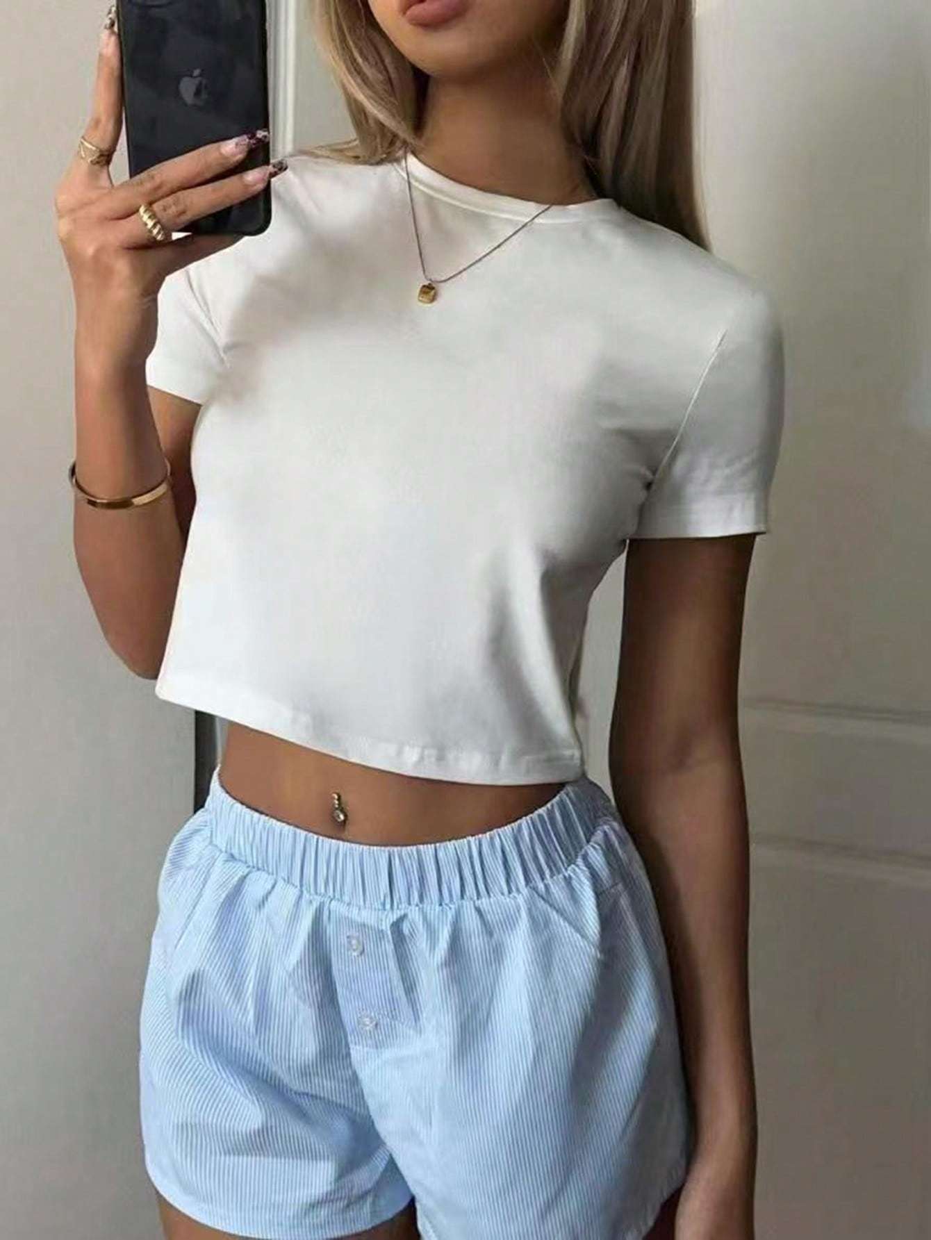 Gabrielle – Women's Slim Fit Short Sleeve Workout Shirt