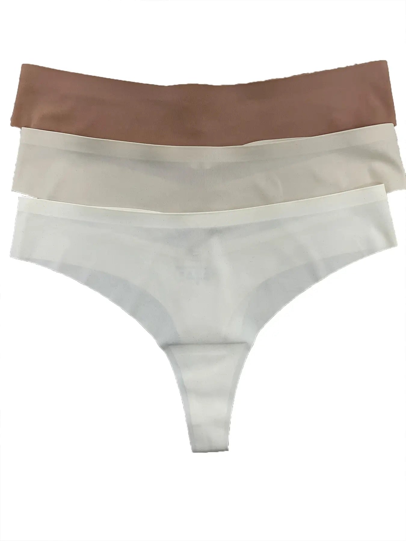 Shirley – Seamless Ice Silk Low-Waist Thong Set