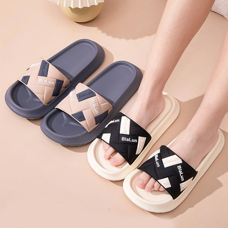 Zoe – Color-block Thick-soled Non-slip Slippers
