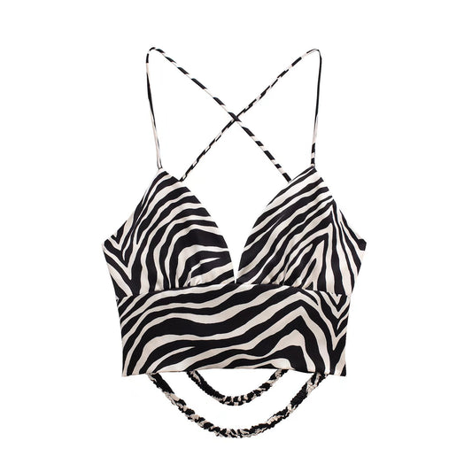 Adele – Animal Print Short Top