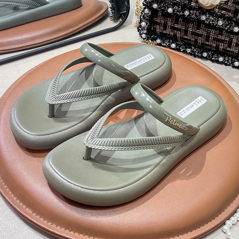 Victoria – Women's Non-slip Beach Flip-flops with Thick Soft Bottom