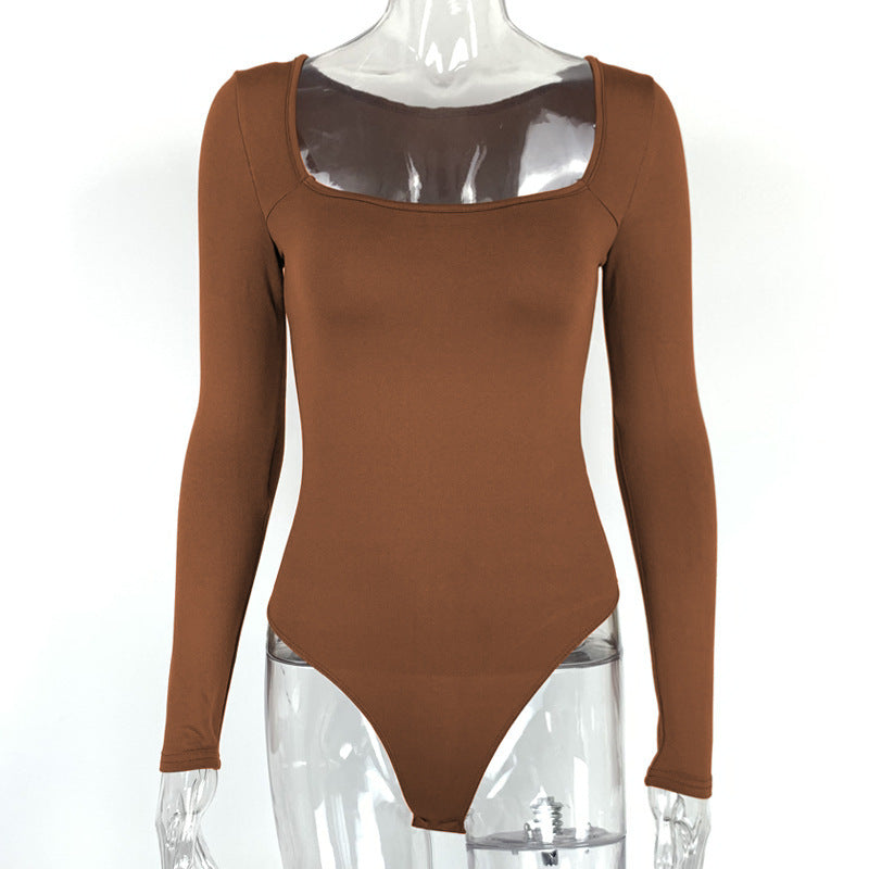 Robyn – Sexy Slim Fit Jumpsuit with Square Collar