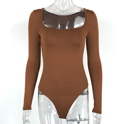 Robyn – Sexy Slim Fit Jumpsuit with Square Collar