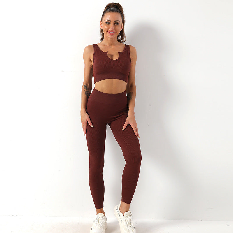 Wendy – Women's Yoga Sportswear Set with Bra and Hip Lift Trousers