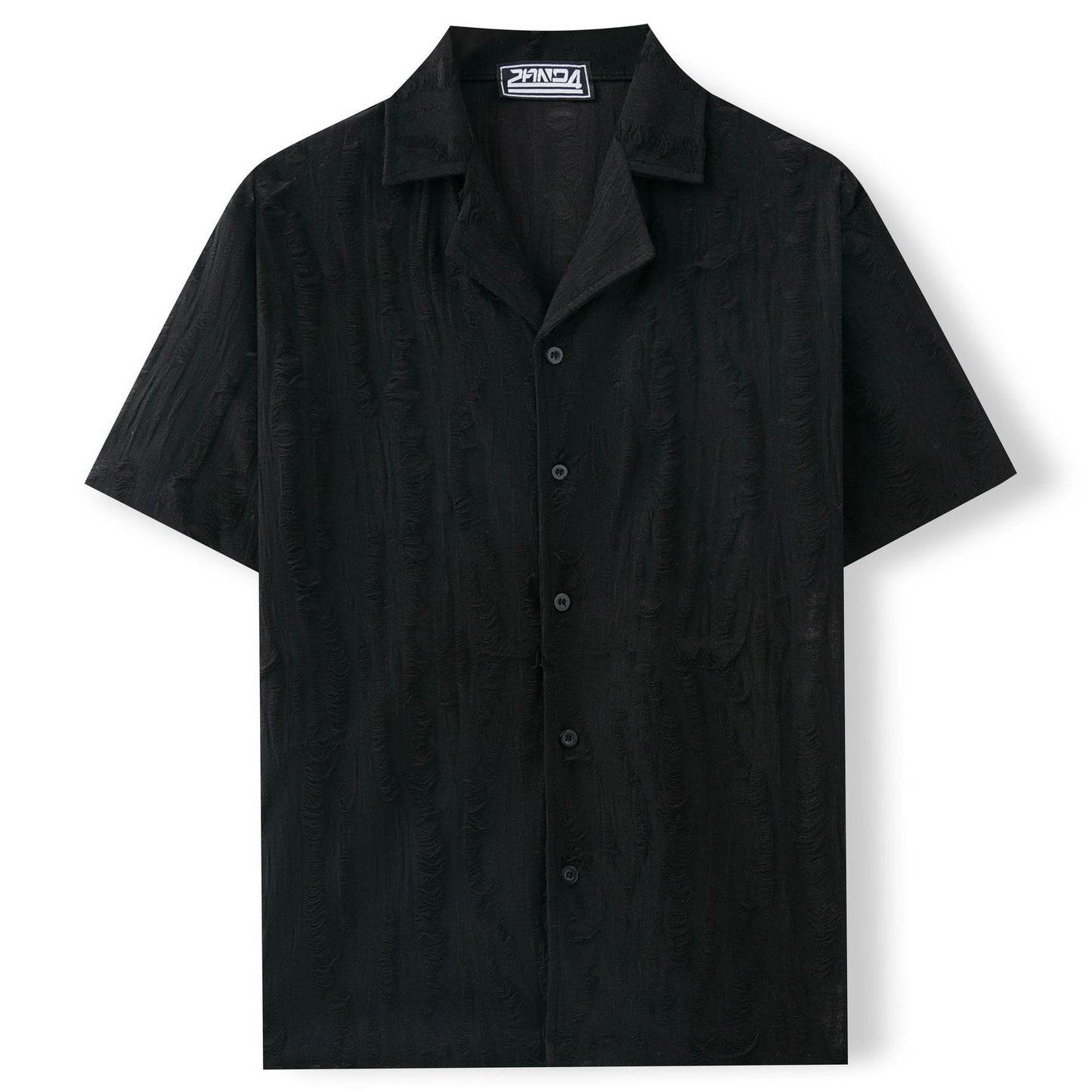 Trevor – Men's Loose Summer Shirt with Cuban Collar