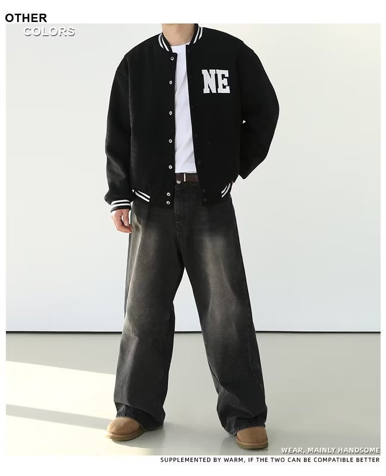 Marcus – Men's Retro Washed Straight Jeans