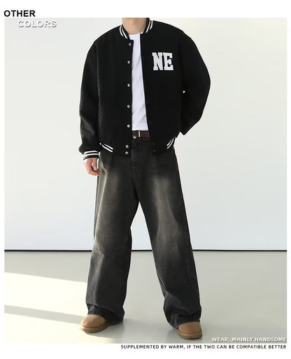 Marcus – Men's Retro Washed Straight Jeans