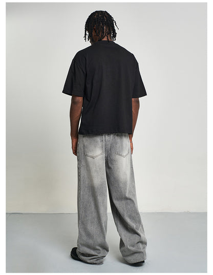 Paul – Silver Gray Straight-leg Jeans