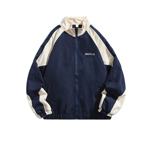 Gavin – Men's Color Block Baseball Collar Jacket