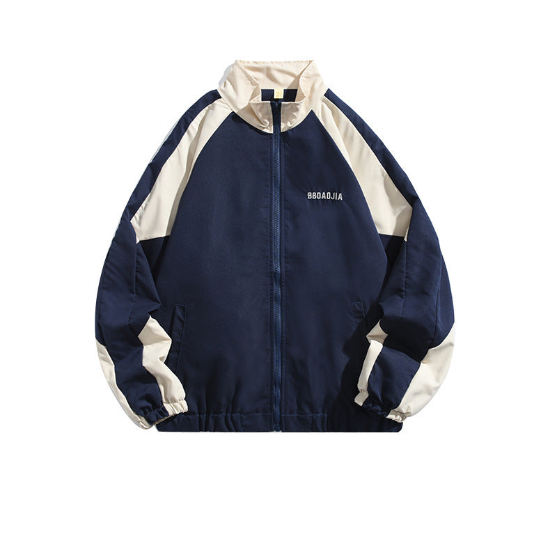 Gavin – Men's Color Block Baseball Collar Jacket
