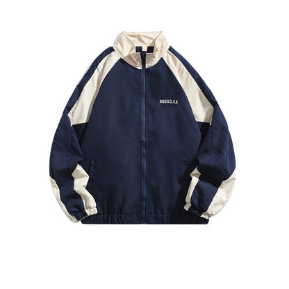 Gavin – Men's Color Block Baseball Collar Jacket