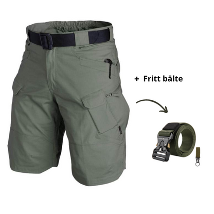 Danny – Multi-Pocket Shorts with Free Belt