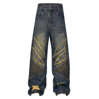 Conrad – High Street Patchwork Denim Jeans