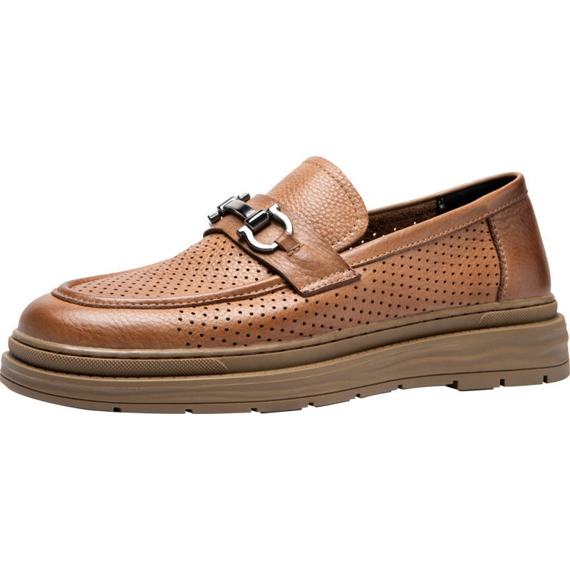 Nathan – Men's Breathable Vegan Leather Slip-on Loafers