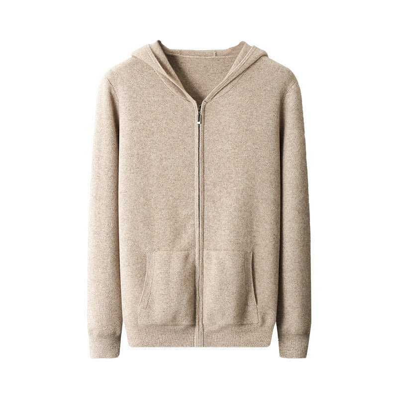 Jay – Casual Hooded Wool Cardigan