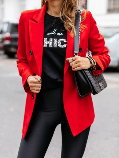 Christian – Double-Breasted Blazer with Classic Buttons