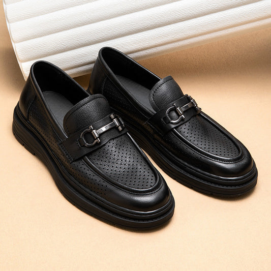 Nathan – Men's Breathable Vegan Leather Slip-on Loafers