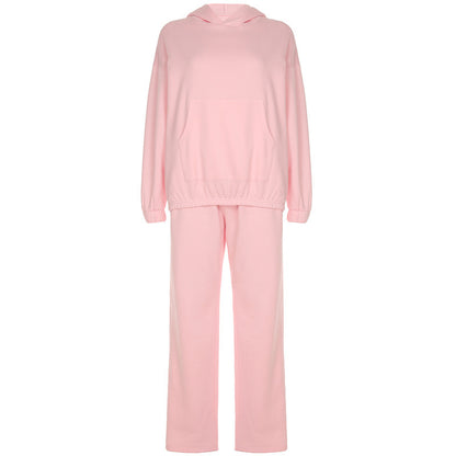 Helen – Solid Color Sportswear with Fur